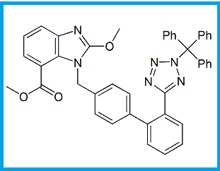 CANDESARTAN ETHYL ESTER N2-TRITYL METHOXY ANALOG